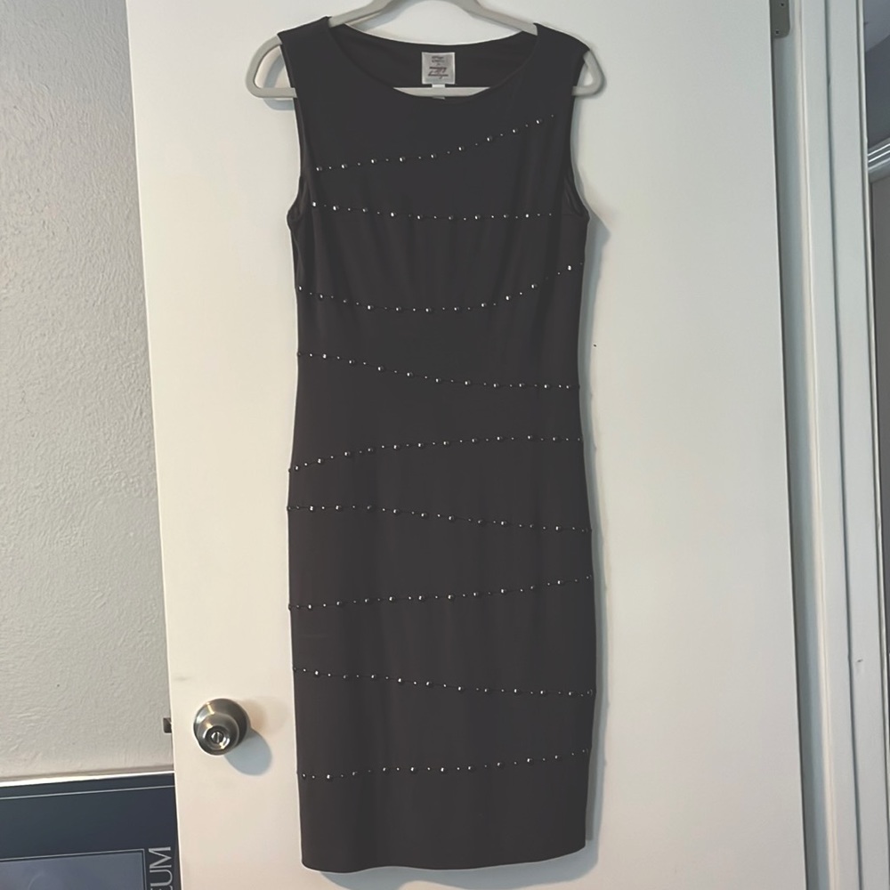 Suzi Chin for Maggy Boutique gray dress